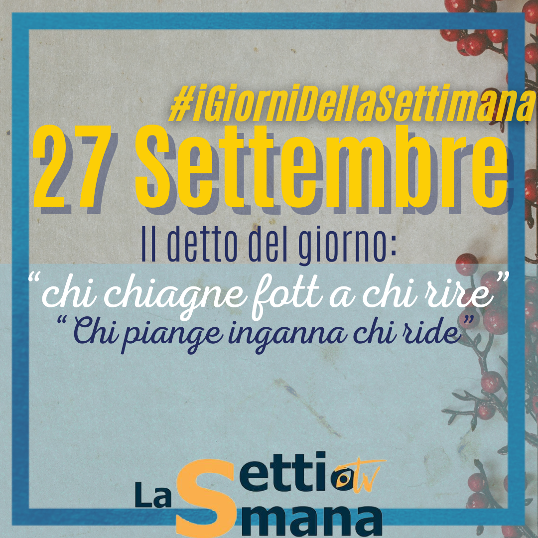 #igiornidellasettimana