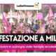Manifestazione a Milano