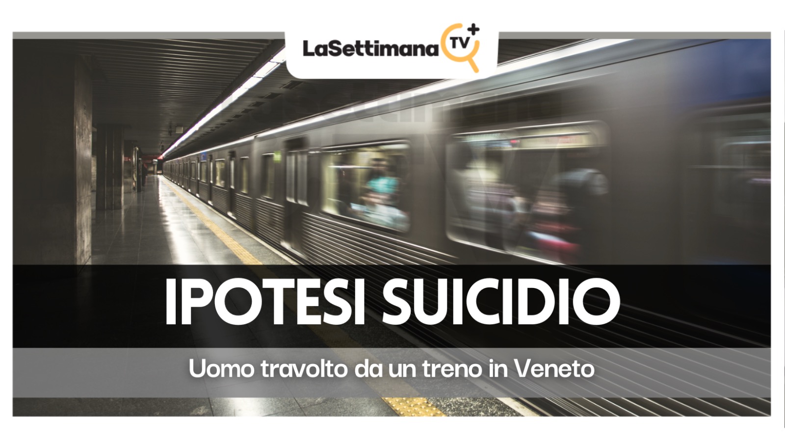travolto da un treno